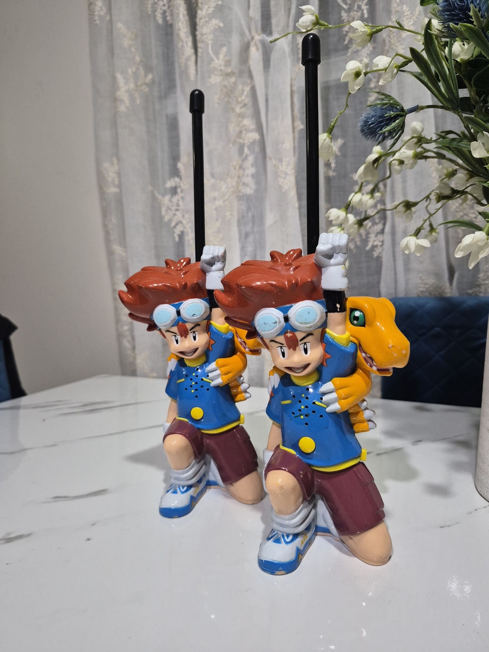 Vintage Digimon Adventure Tai Kamiya & Agumon Figure Set